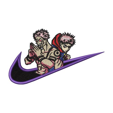 Nike Sukuna Embroidery Design Jujutsu Embroidery Anime Des Inspire