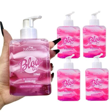 Kit Blow Girl Gel Mix Gel E Creme Hot Flowers Gel Beij Vel Morango Creme Shopee Brasil