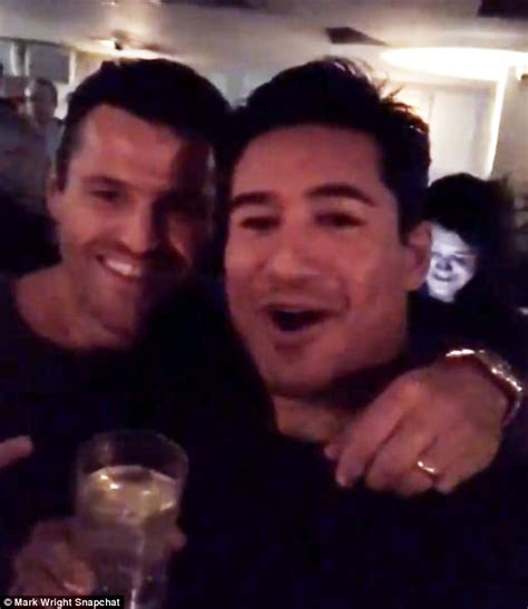 Mark Wright Is Spotted Chatting To Leggy Brunette At Faces Daily Mail Online