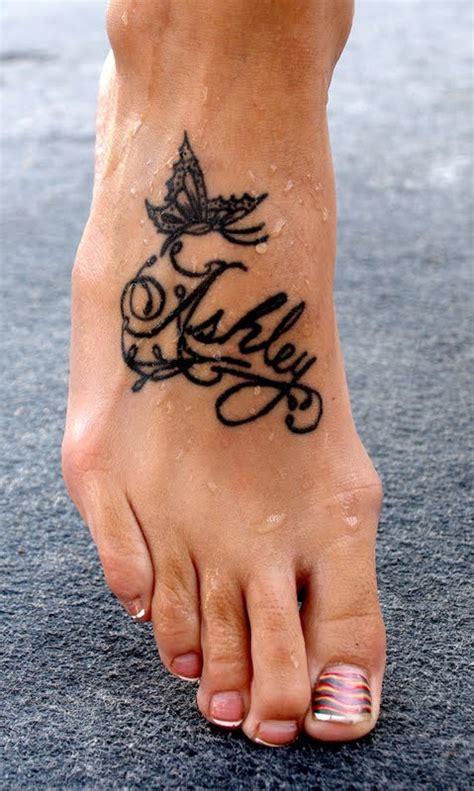 Bodypainting And Tattoos Foot Tattoo Women