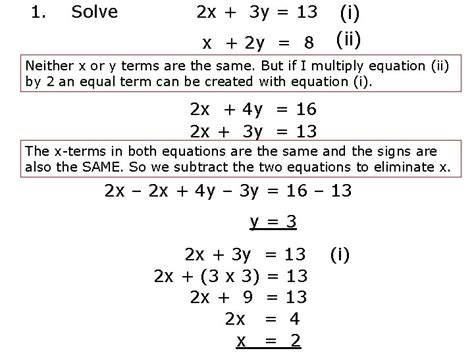 How To Solve Simultaneous Equations Involving Squares Tessshebaylo