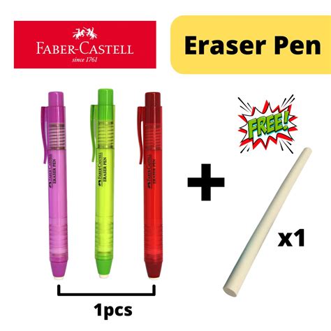 Faber Castell Eraser Pen And Refill Shopee Malaysia