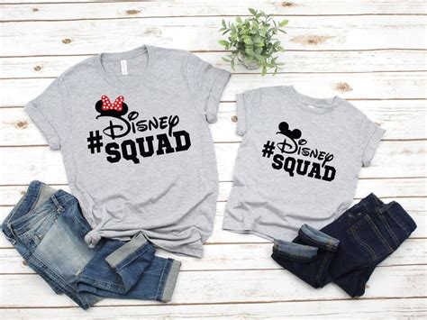 Disney Squad Shirt Disney Family Shirts Disney Group | Etsy