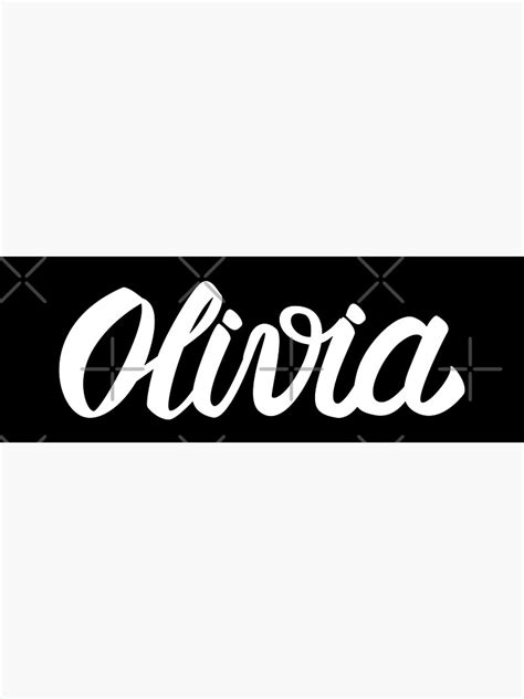 "Olivia My Name is Olivia! " Sticker by ProjectX23 | Redbubble