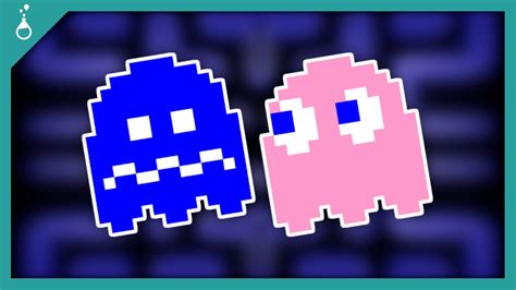 pacman ghosts blue
