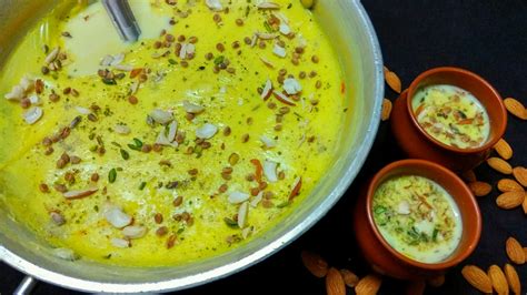 Amazing Kadai Milk Recipe Khullad Wala Doodh Hot Kesar Badam Pista