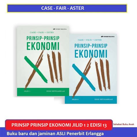 Jual Buku Prinsip Prinsip Ekonomi Edisi Ke 13 Case Fair Oster Erlangga