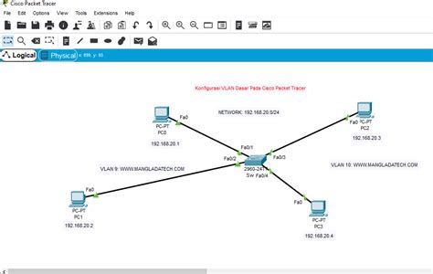 Cara Buat Topologi Dan Konfigurasi Mode Vlan Pada Cisco Packet Tracer