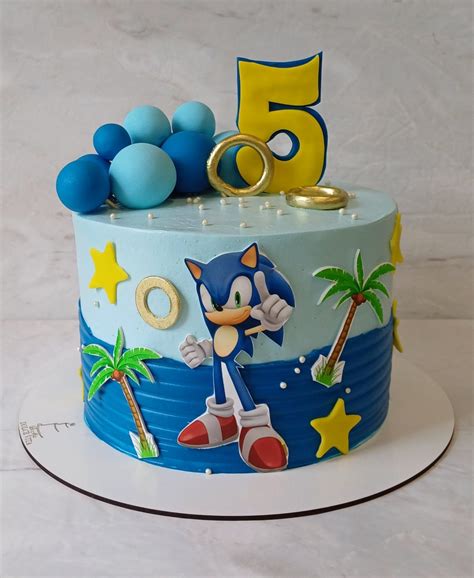 sonic hedgehog birthday cake 1