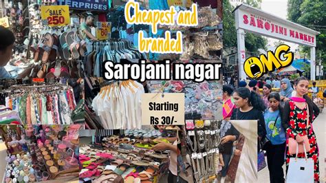 Sarojini Nagar Market Delhi Branded Cheapest Market Sunday SALE