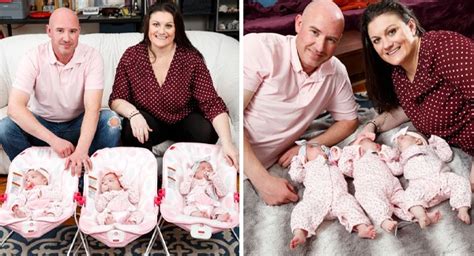 Couple Welcomes Rare Identical Triplets Theyre 1 In 1 Million Babe