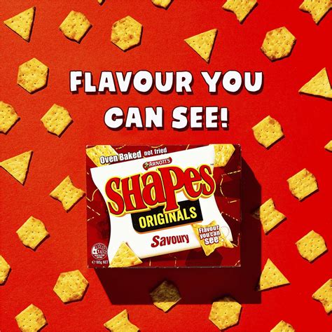 Arnotts Shapes Savoury Cracker Biscuits 185g Woolworths