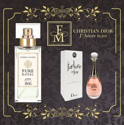 Духи FM Pure Royal №806 для поклонников Christian Dior - J*Adore in joy ...