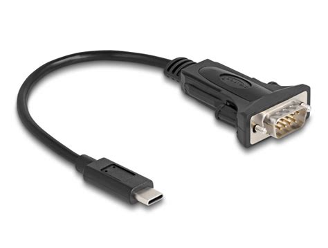 Delock Products 64125 Delock Adapter USB Type C To 1 X Serial RS 232 D