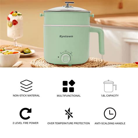 Multi Purpose Mini Electric Rice Cooker Hot Pot Cooker Ceramic Crystal