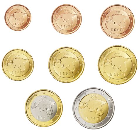 Euro coins _ Estonia | Monete, Numismatica, Banconota