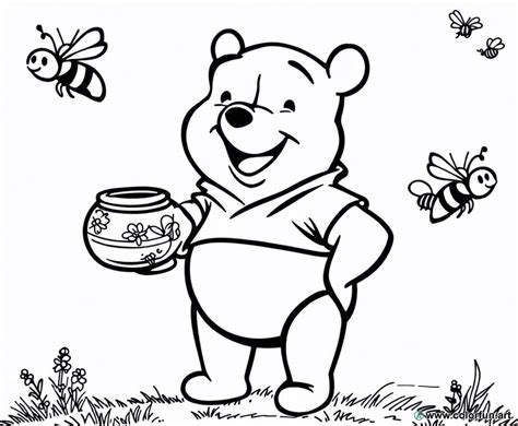 Coloriage De Winnie L Ourson Pour B B T L Charger Ou Imprimer