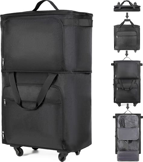 Amazon Maleta Plegable Grande Con Ruedas Giratorias Bolsa De