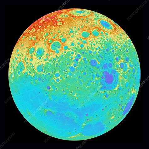 Moons Northern Hemisphere Gld100 Stock Image C0130785 Science