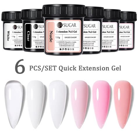 Ur Sugar Juego De Piezas De Gel Para Manicura Gel Duro Franc S Para