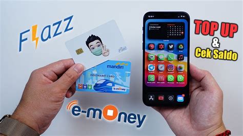 Cara Top Upcek Saldo Flazz Card Dan E Money Di Iphone Youtube