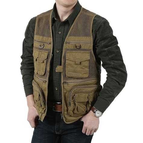 2015 New Arrival Hunting Mesh Vest Men's Quality Outdoor Travel Vests Director Photographer Vest ...