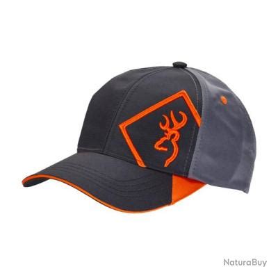 Casquette HELIOS BLEUE ORANGE Browning Chapeaux Casquettes Bobs