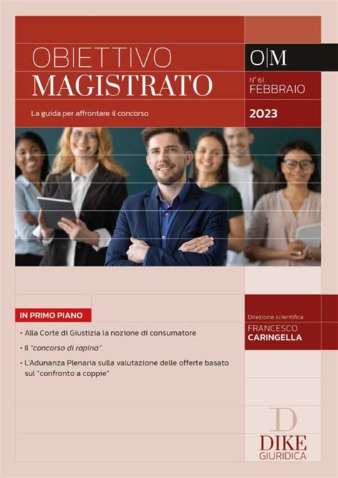 Rivista Obiettivo Magistrato La Guida Per Affrontare Il Concorso