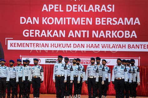 DEKLARASI DAN KOMITMEN GERAKAN ANTI NARKOBA | ANTARA Foto