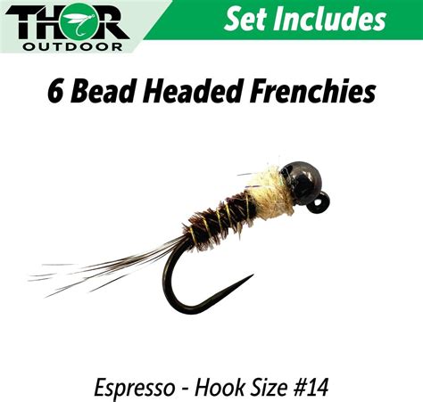 Thor Outdoor Frenchie Fly Fishing Nymph Eco Pack Bead Head Euro Jig