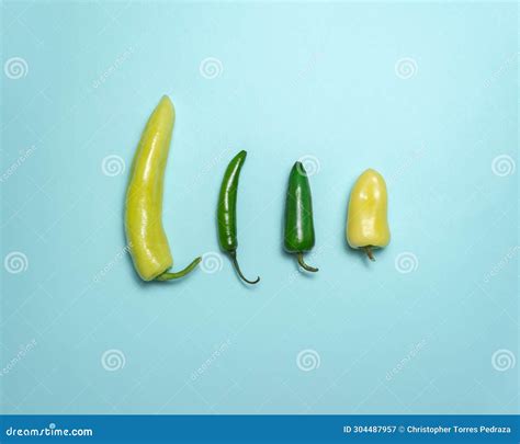 Different Color Chili Peppers Size And Thickness Male Penis