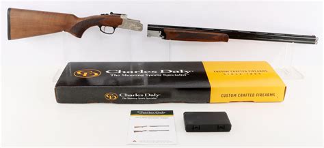 At Auction CHARLES DALY 202A 410 OVER UNDER SHOTGUN NIB