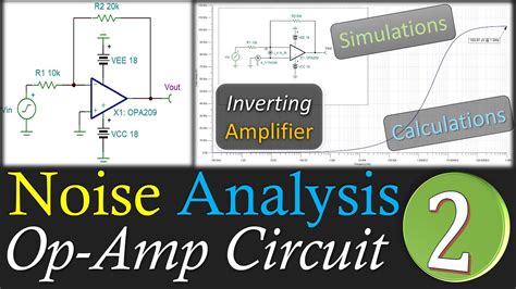 Noise Analysis Op Amp Circuit Inverting Amplifier Calculations And Spice Simulations Example