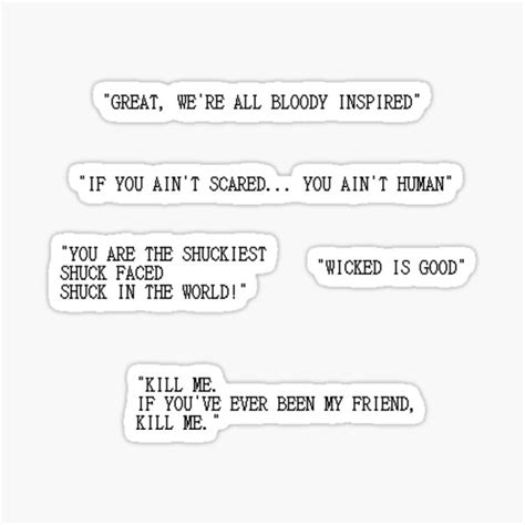 "The Maze Runner Quotes" Sticker for Sale by milkclouds | Redbubble