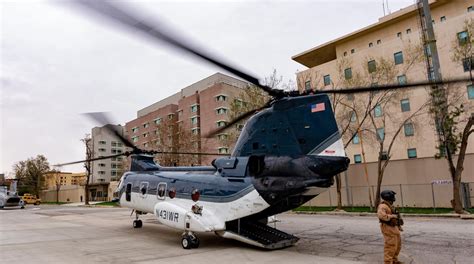 Interesting New Photos Of Armed Embassy Air Ch 46e Helicopter At U S Embassy In Kabul Emerge