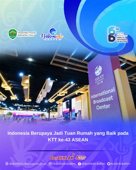 Indonesia Berupaya Jadi Tuan Rumah Yang Baik Pada Ktt Ke Asean