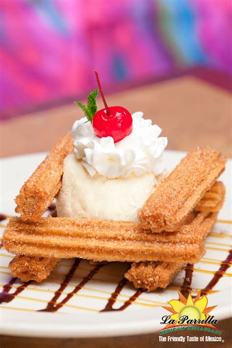 Churros With Vanilla Ice Cream Dessert Recipes Easy Cake Desserts