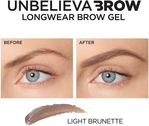 Loreal Brow Gel Ml Unbelieva Light Brunette Waterproof Head Toes Beauty Store UAE