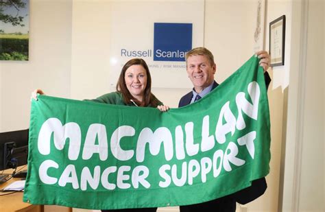 Charity Of The Year Macmillan Cancer Support Russell Scanlan