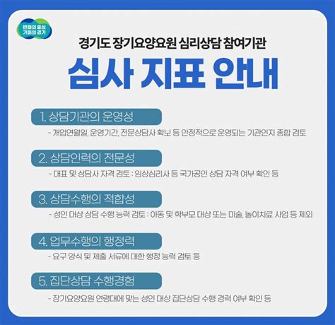 공지 「경기도 장기요양요원 심리상담 참여기관」 1차 선정 안내 공지사항 경기도장기요양요원지원센터