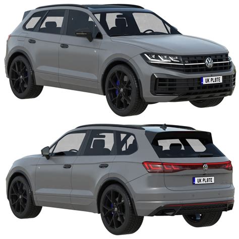 Volkswagen Touareg R EHybrid 2024 - 3D Model for VRay