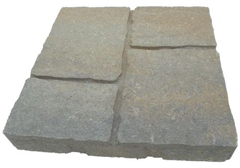 Oldcastle Four Cobble In L X In W X In H Patio Stone In Gray