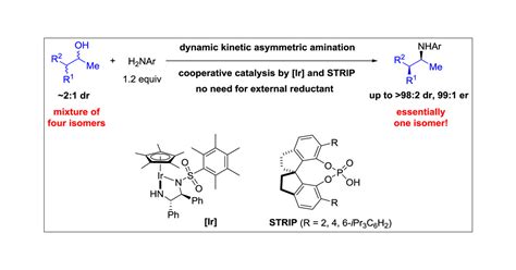 Dynamic Kinetic Asymmetric Amination Of Alcohols From A Mixture Of