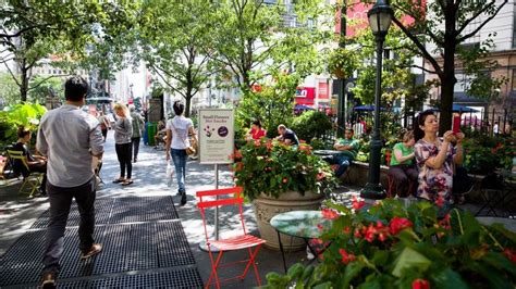 Herald Square Park In New York City