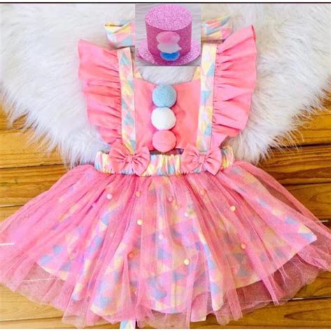 Romper circo luxo tule Body Fantasia Vestido Infantil Bebê Baby