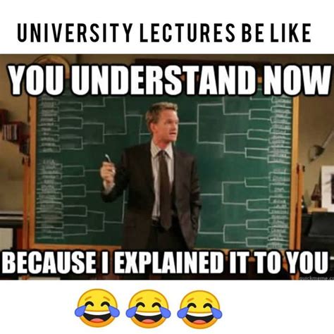 University Lecture Meme University Lectures Lectures Meme Lecture