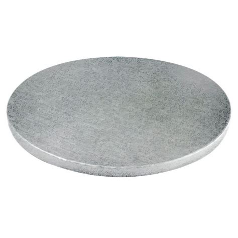 Cake Drum Rond Argent Cm Patisd Cor Cerf Dellier