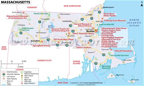 List of Universities in Massachusetts | Map of Massachusetts Colleges and Universities