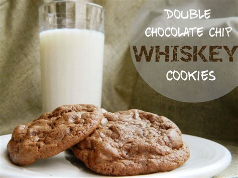 Double Chocolate Chip Whiskey Cookies Whiskey Cookies Chocolate Chip