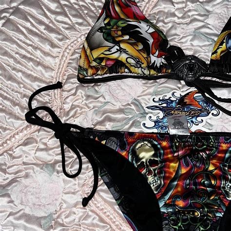Ed Hardy Bikini Brand New Size S Depop